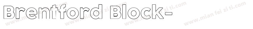 Brentford Block字体转换